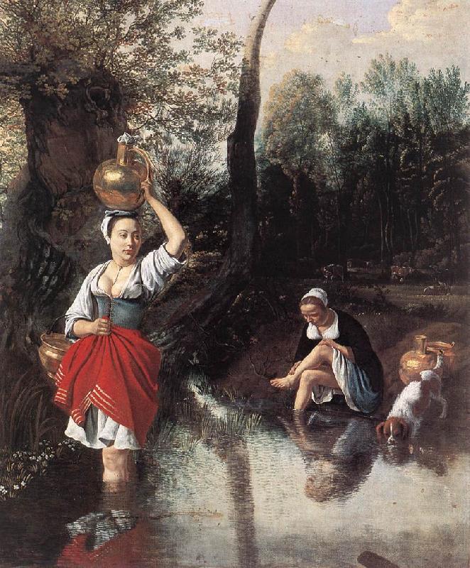 Jan Siberechts The Wager oil painting image